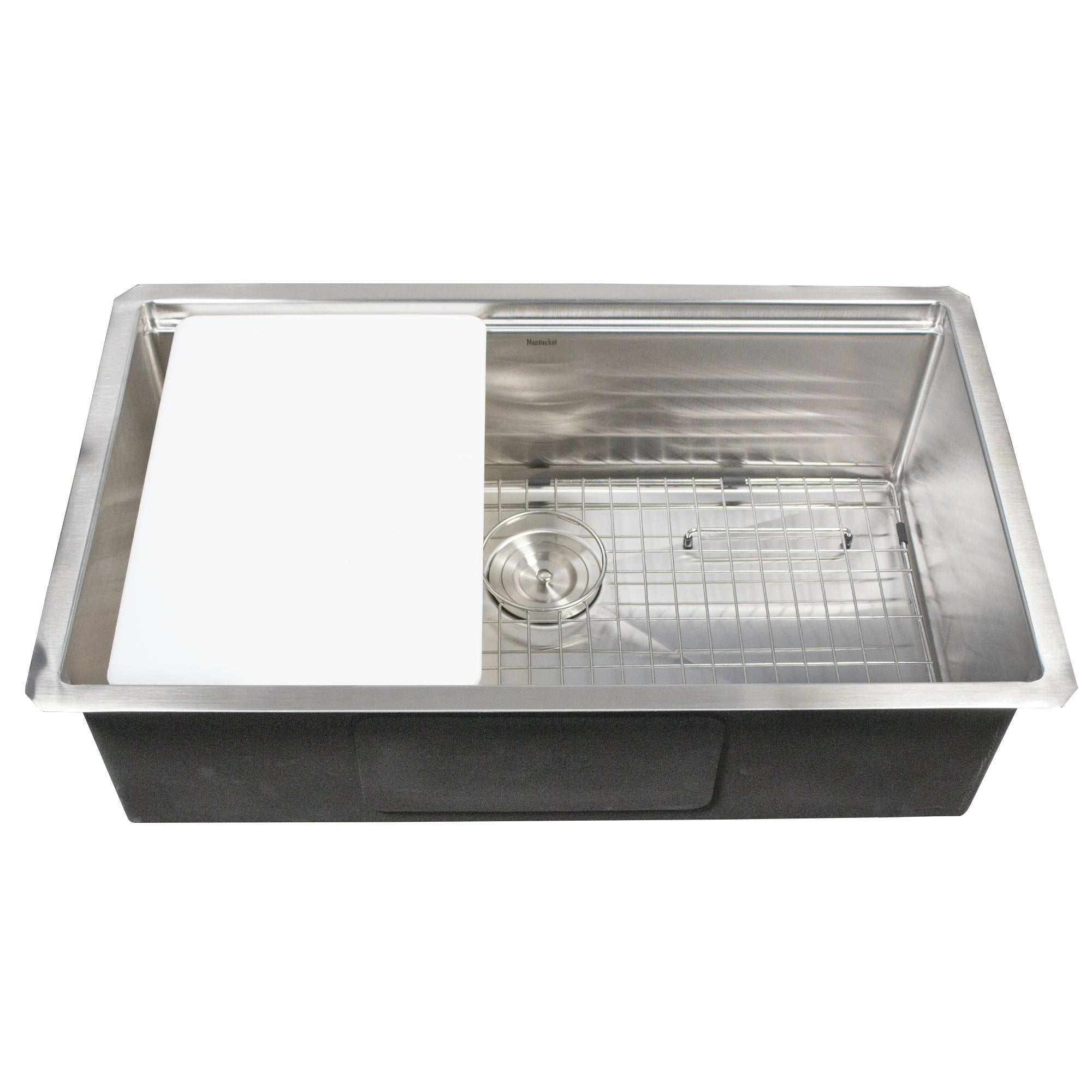 32" Marine-Grade Stainless Undermount Workstation Sink