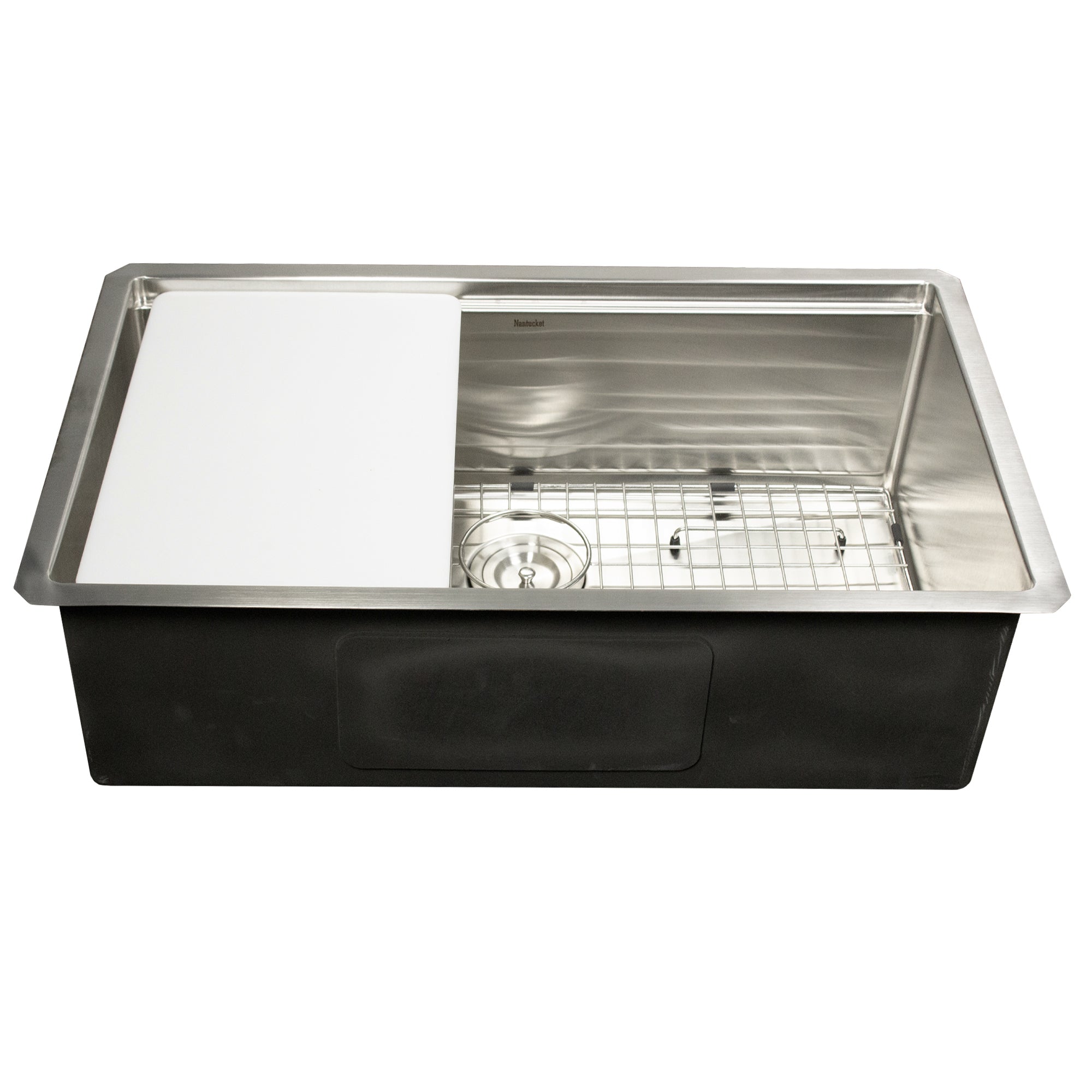 32" Marine-Grade Stainless Undermount Workstation Sink