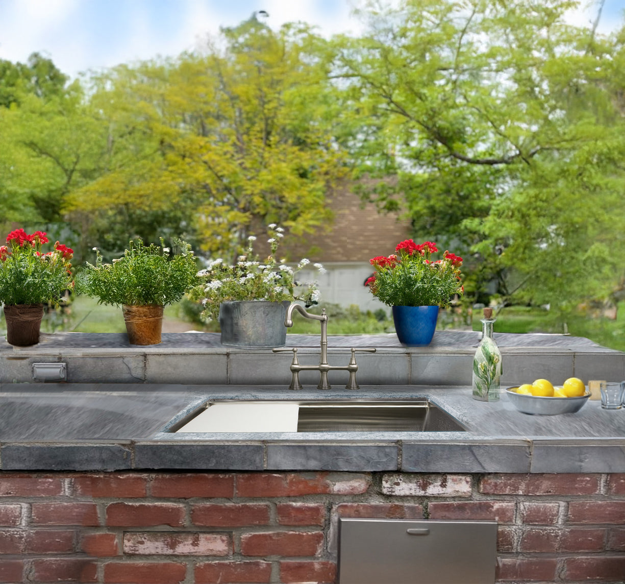 32" Marine-Grade Stainless Undermount Workstation Sink