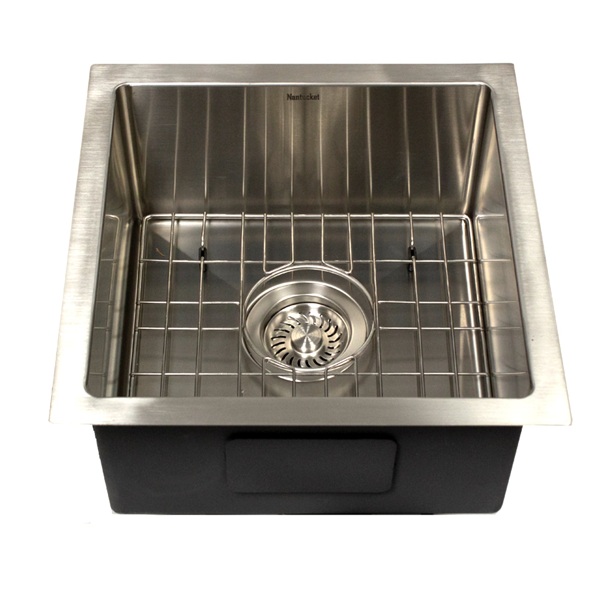 15" Square Marine-Grade Stainless Outdoor Undermount Prep Sink