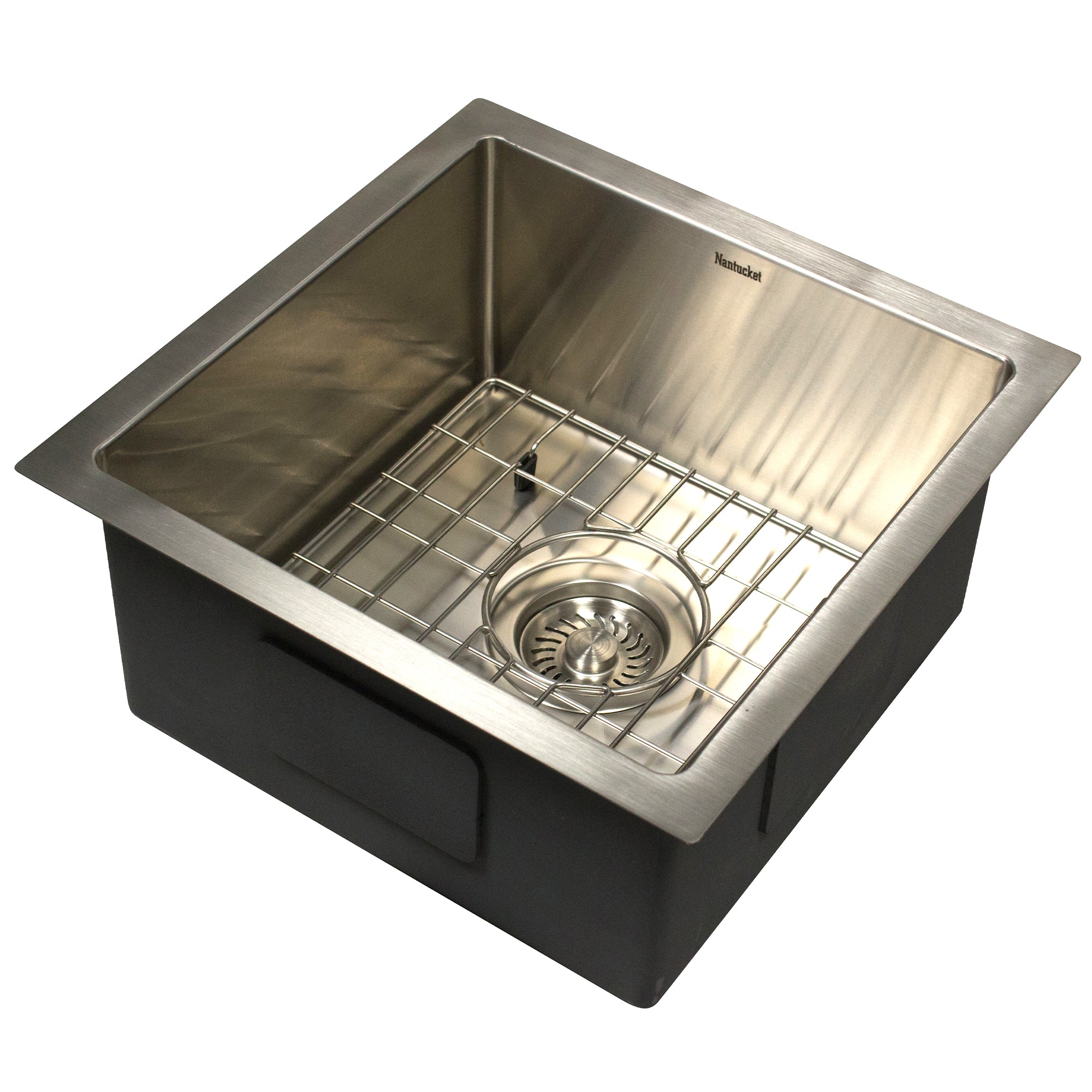 15" Square Marine-Grade Stainless Outdoor Undermount Prep Sink
