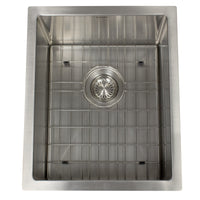 15" Marine-Grade Stainless Outdoor Undermount Prep Sink