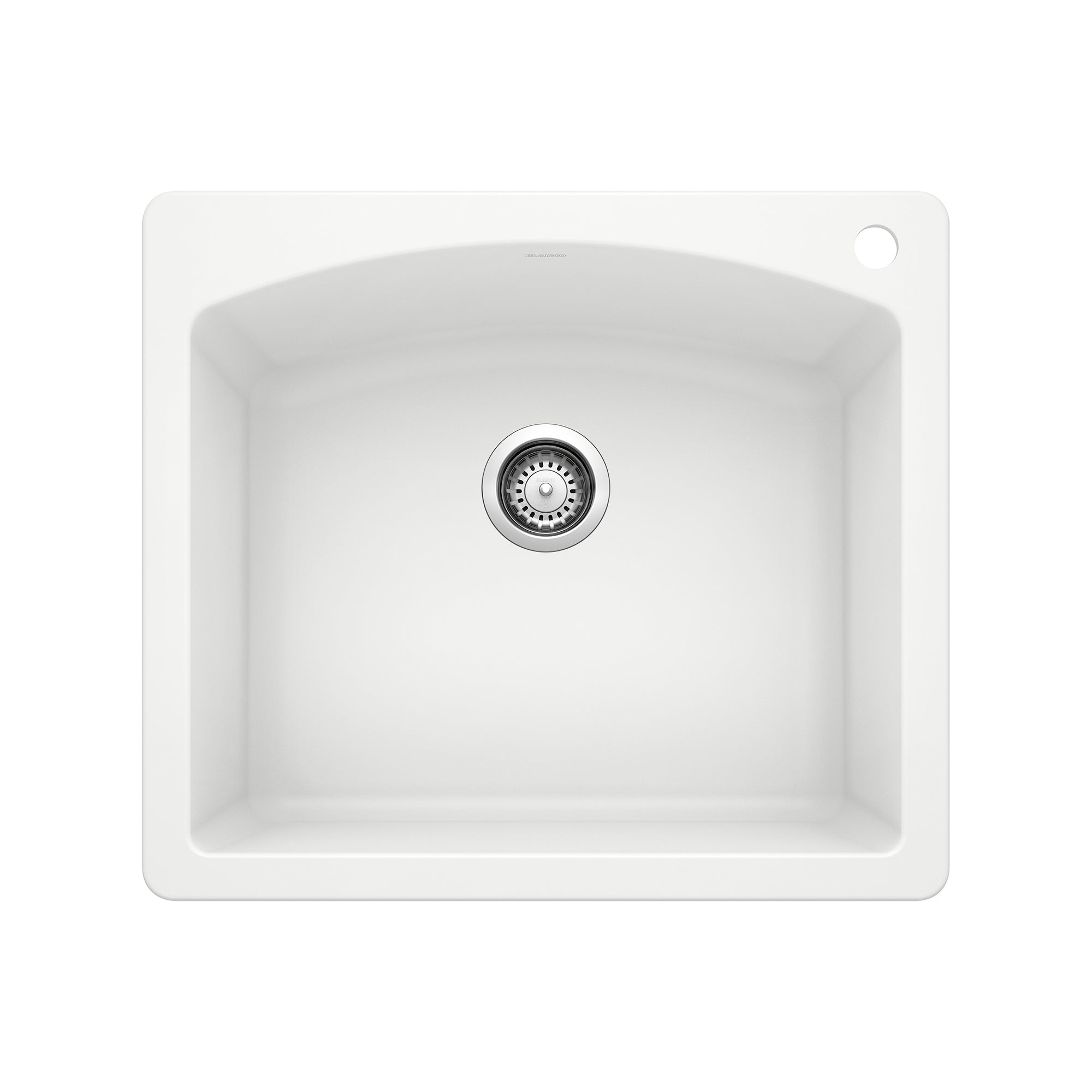BLANCO 25" Diamond Single Bowl Dual Mount SILGRANIT Kitchen Sink-DirectSinks