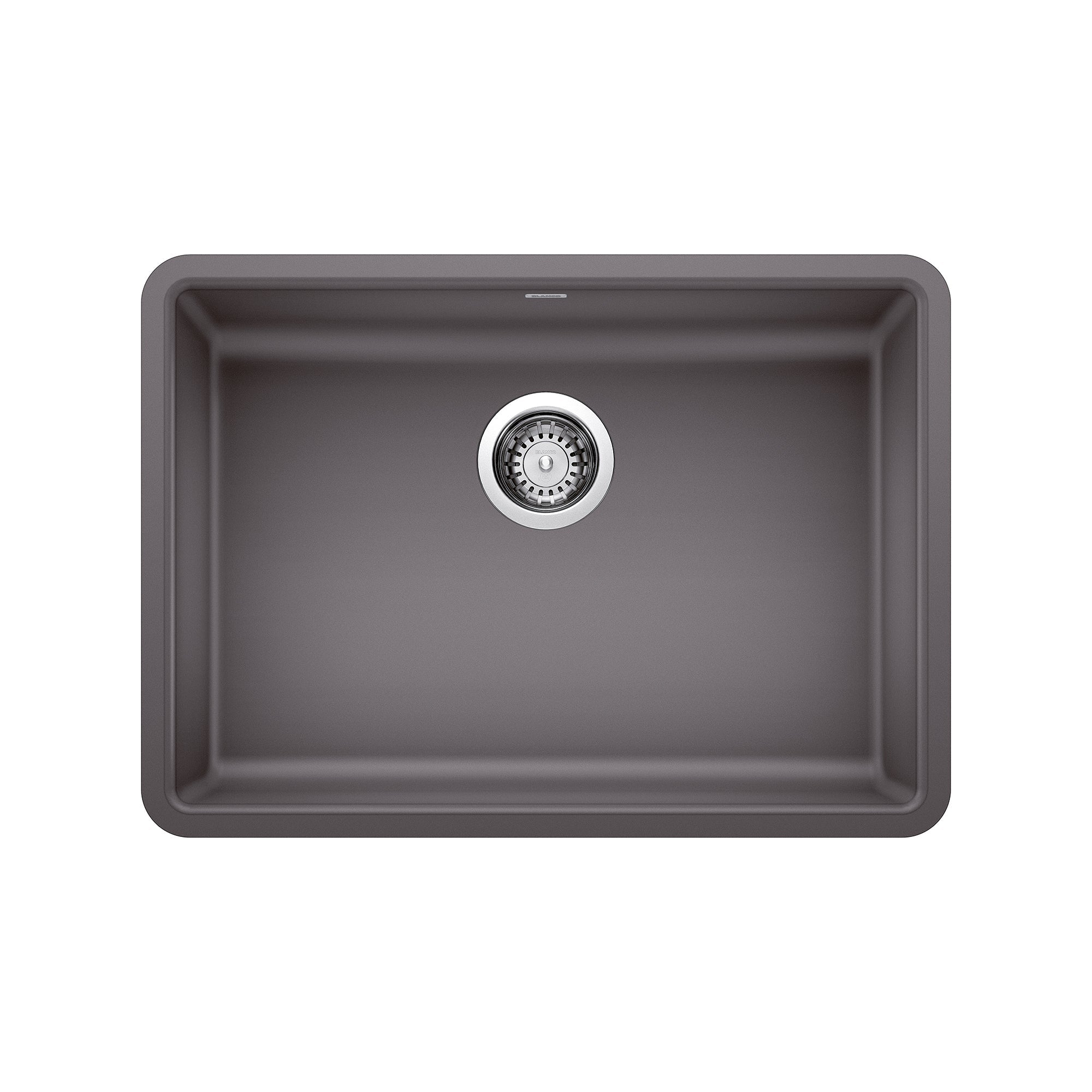 BLANCO 25" Precis SILGRANIT ADA Single Bowl Kitchen Sink-DirectSinks