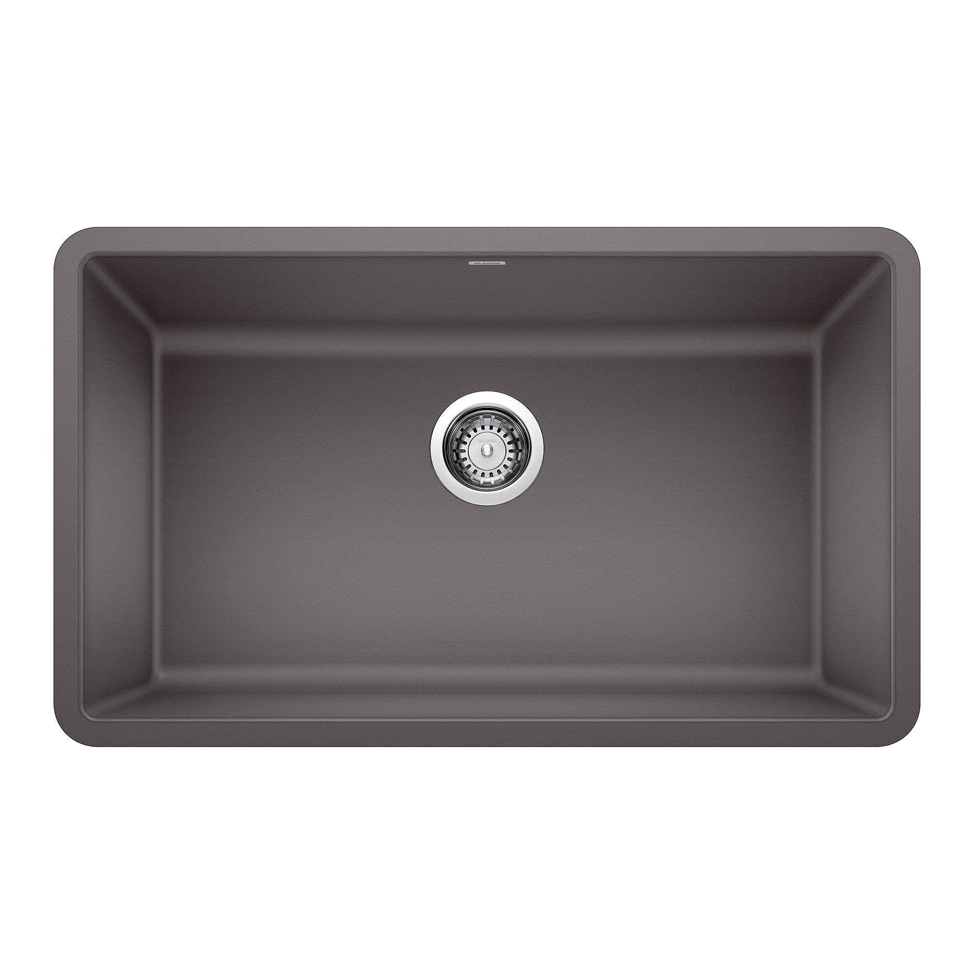 BLANCO 30" Single Bowl Undermount Precis SILGRANIT Kitchen Sink-DirectSinks