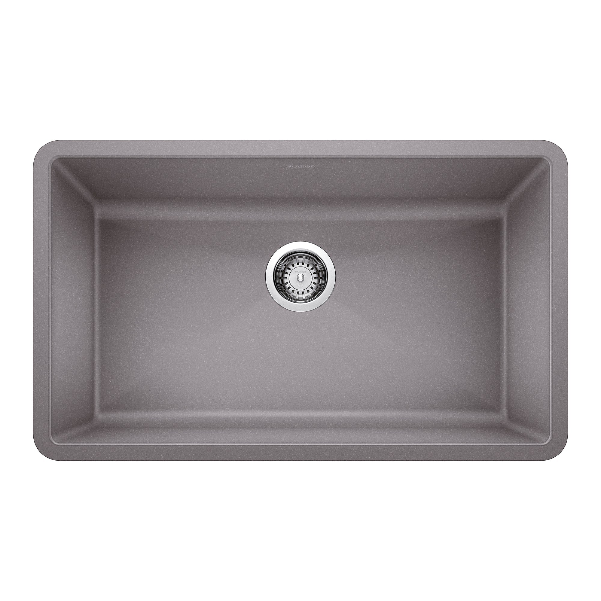 BLANCO 32" Single Bowl Undermount Precis SILGRANIT Kitchen Sink-DirectSinks