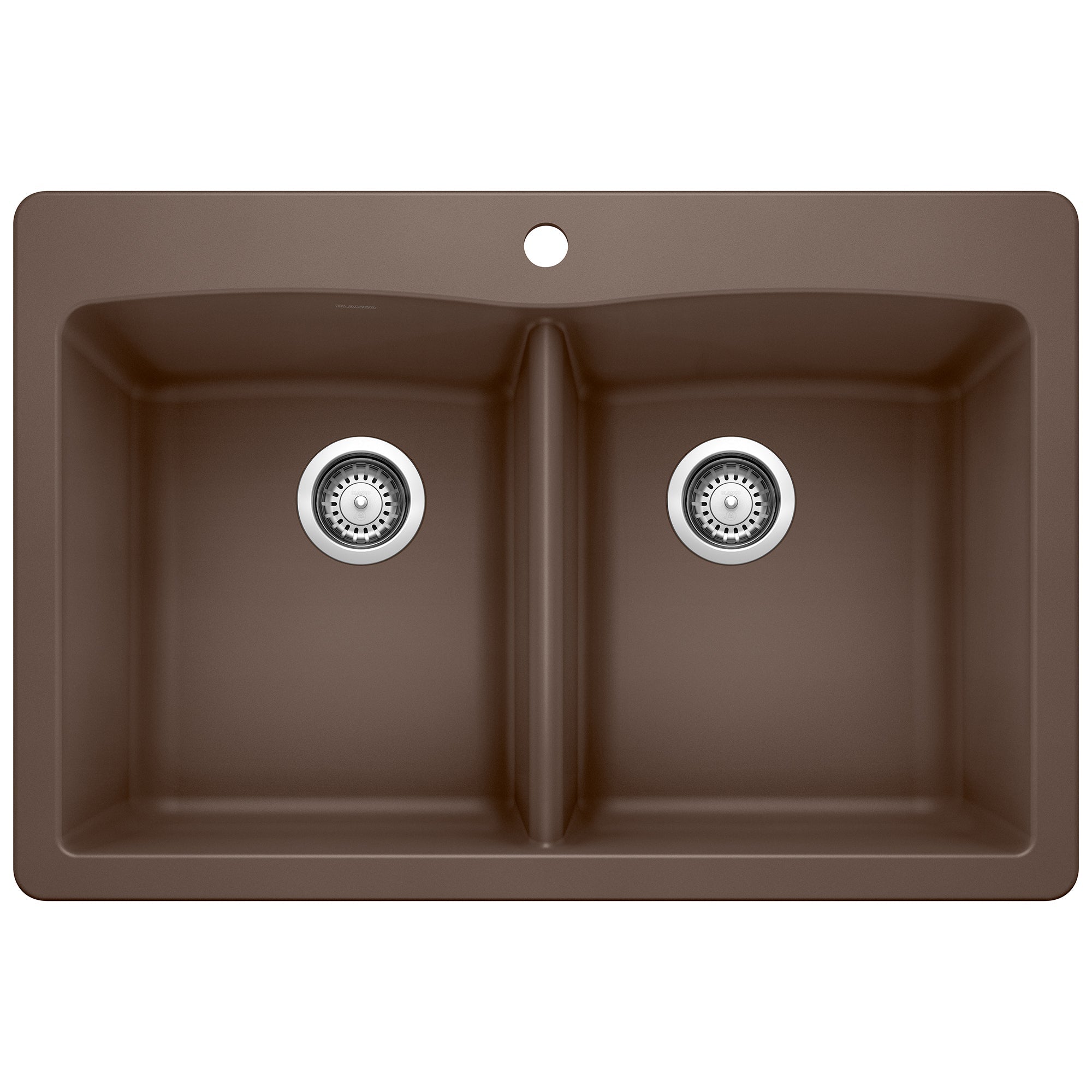 BLANCO 33" Diamond Equal Double Dual Mount SILGRANIT Kitchen Sink-DirectSinks
