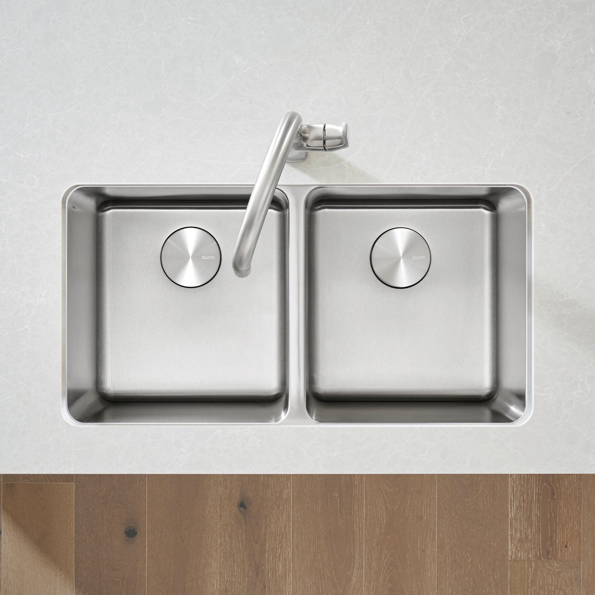 BLANCO Formera 33" Equal Double Bowl Undermount Kitchen Sink-DirectSinks