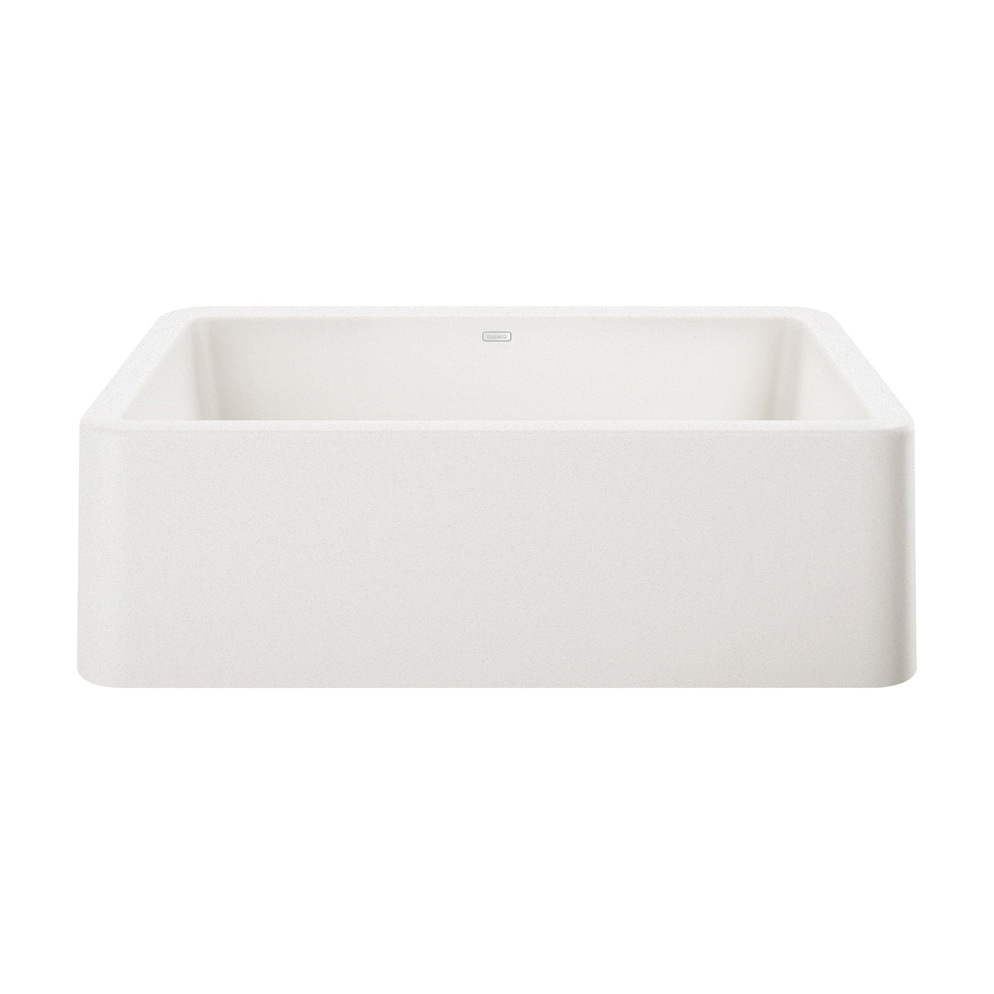 BLANCO Ikon 33" SILGRANIT Single Bowl Farmhouse Sink in White