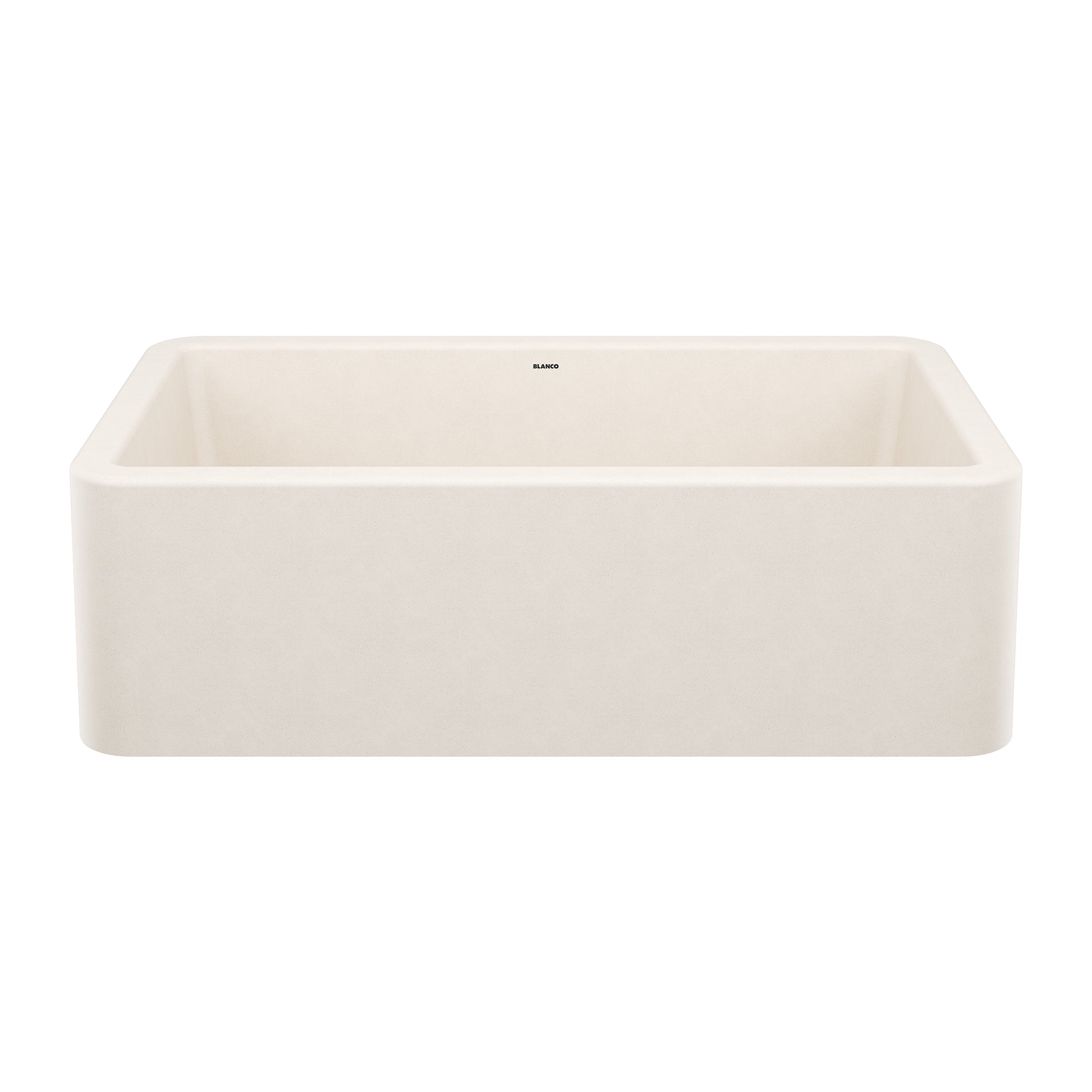 BLANCO Ikon 33" SILGRANIT Single Bowl Farmhouse Sink in Soft White