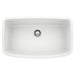 BLANCO Valea 32" SILGRANIT Single Bowl Kitchen Sink in White
