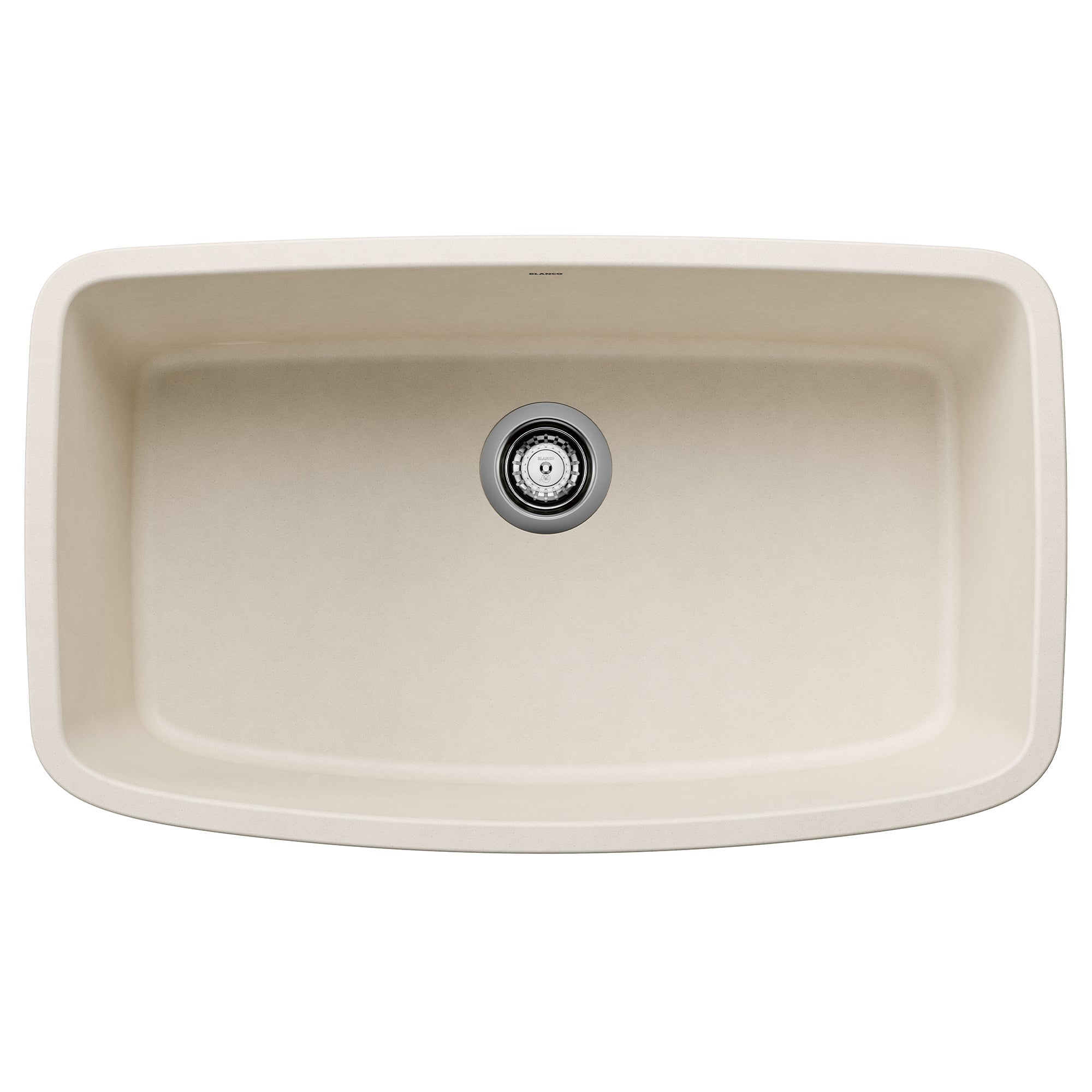BLANCO Valea 32" SILGRANIT Single Bowl Kitchen Sink in Soft White
