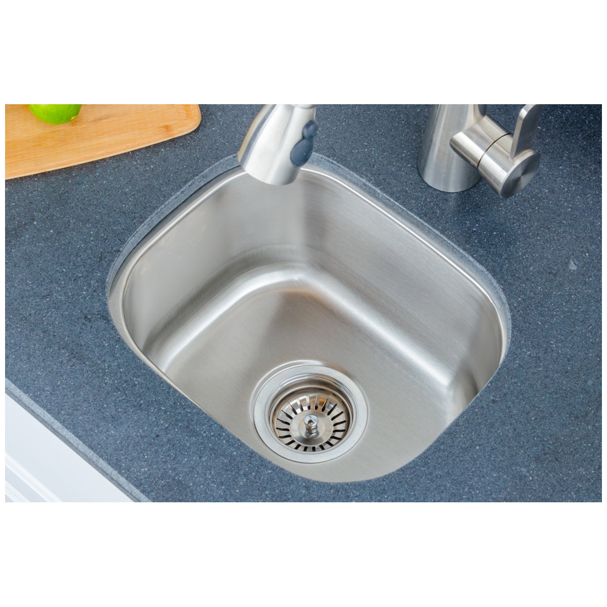 Wells Sinkware 15" 18-Gauge Undermount Single Bowl Stainless Steel Bar Sink