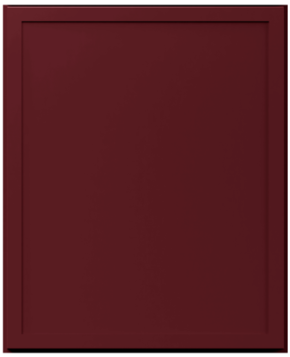 Fabuwood Small Sample Door in Cabernet Red