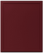 Fabuwood Small Sample Door in Cabernet Red