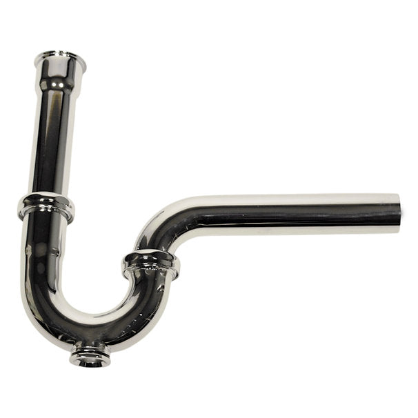 Chrome P-Trap for Bathroom and Utility Drains