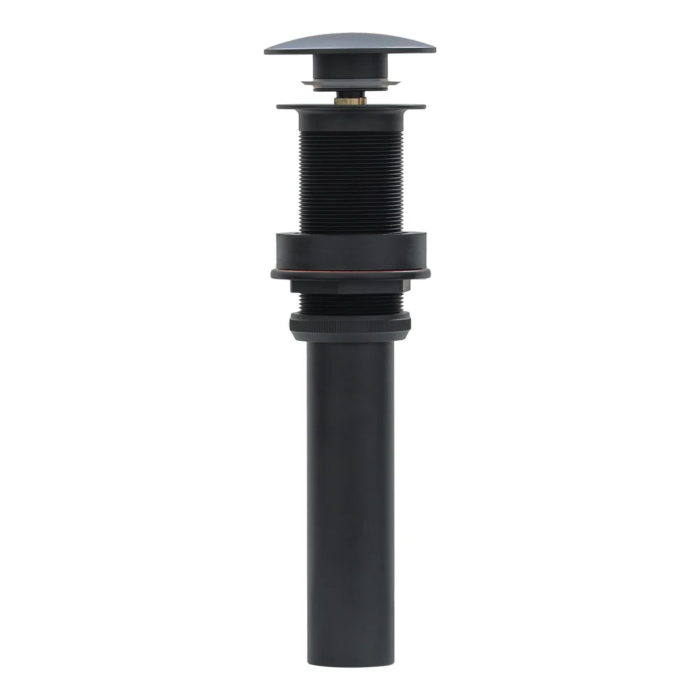 1 1/2" Non-Overflow Pop-up Bathroom Sink Drain in Matte Black