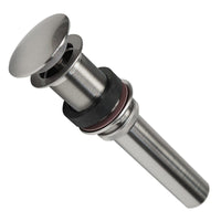 1 1/2" Non-Overflow Pop-up Bathroom Sink Drain in Brushed Nickel