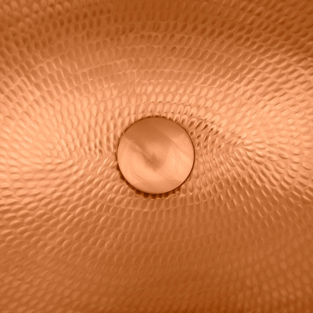 1 1/2" Non-Overflow Pop-up Bathroom Sink Drain in Polished Copper