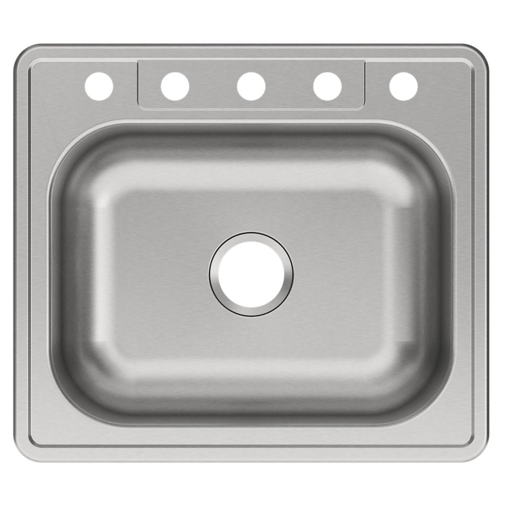 Elkay Dayton Stainless Steel 25" x 22" Single Bowl Topmount Single Hole Sink