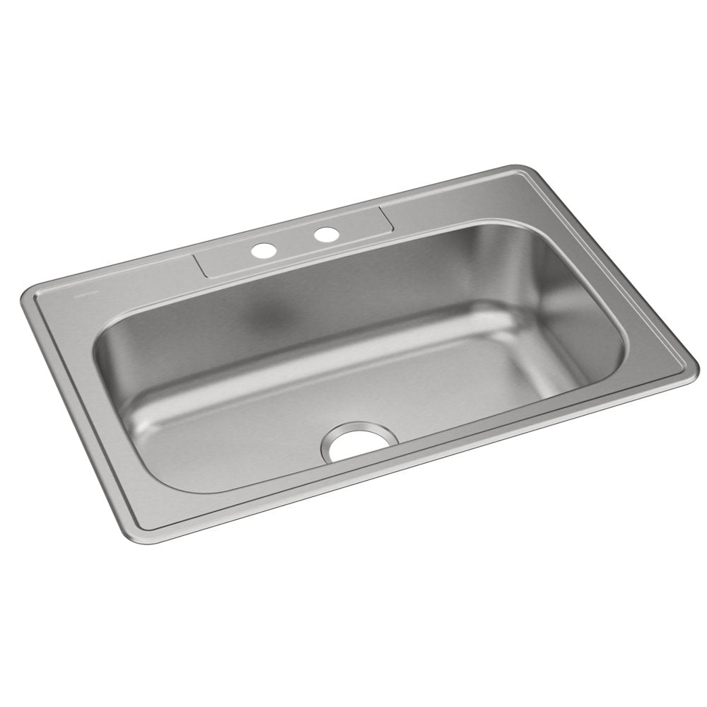 Elkay Dayton Stainless Steel 33" x 22" Single Bowl Drop-in Sink