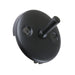 Round Bathtub Overflow Plate with Trip Lever in Matte Black-DirectSinks