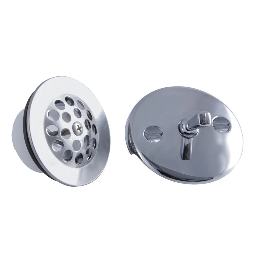 Zinc Alloy Trip Lever Tub Drain Conversion Kit in Polished Chrome-DirectSinks