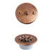 Zinc Alloy Trip Lever Tub Drain Conversion Kit in Antique Copper-DirectSinks