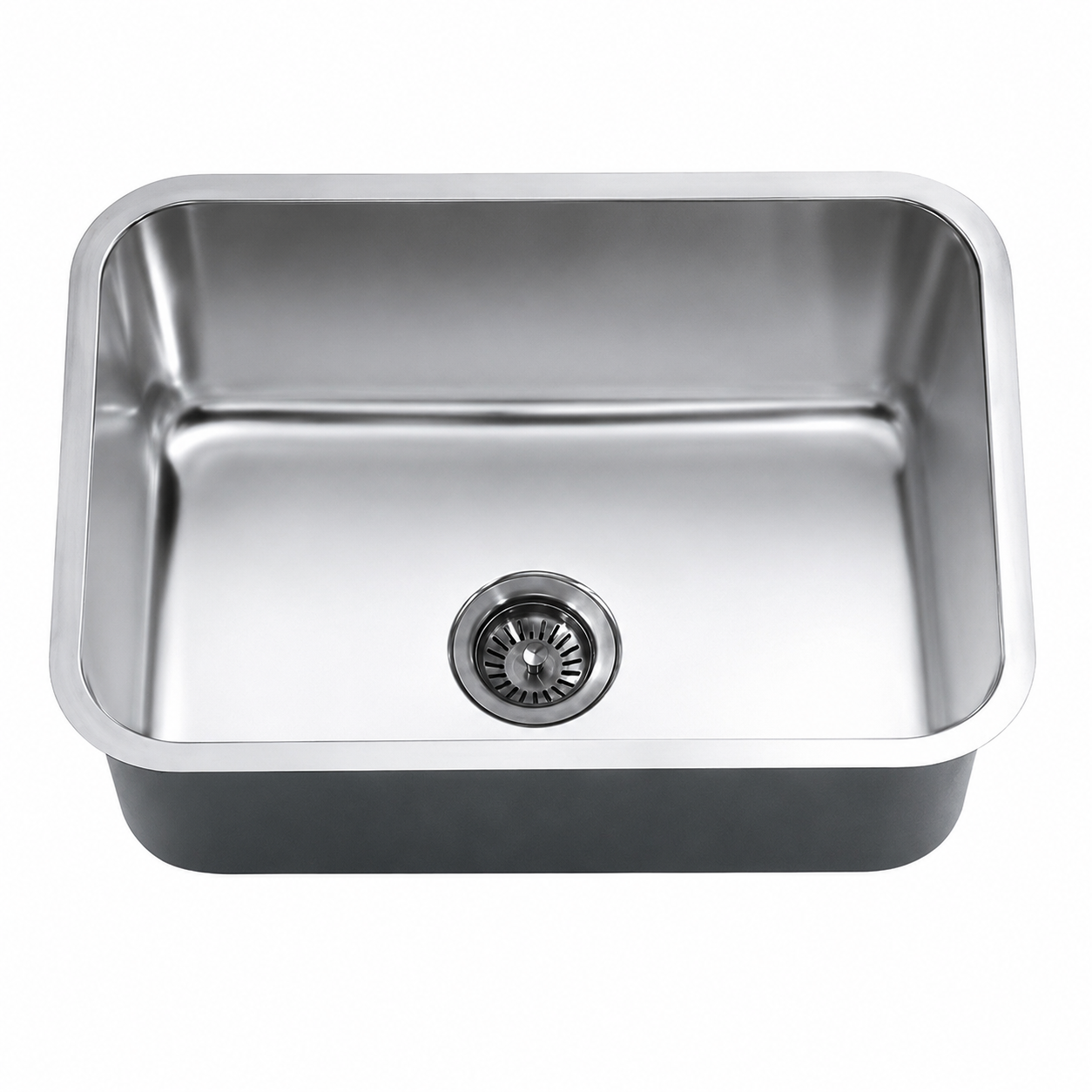Dawn ASU2316 Single Bowl 25" Undermount Stainless Steel Kitchen Sink