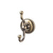 Top Knobs Edwardian Double Robe Hook in German Bronze-DirectSinks
