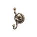 Top Knobs Edwardian Double Robe Hook in German Bronze-DirectSinks