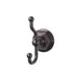 Top Knobs Edwardian Double Robe Hook in Oil Rubbed Bronze-DirectSinks