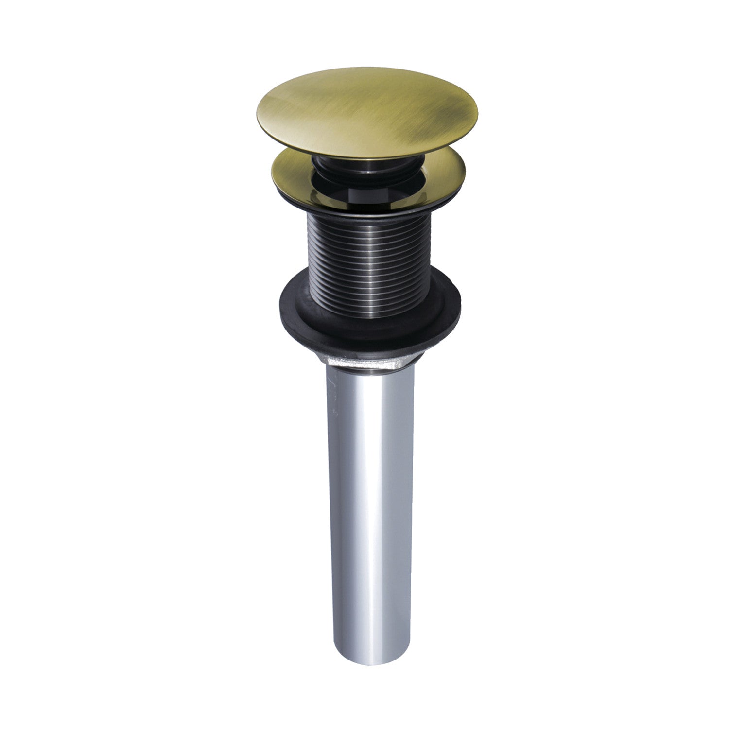 Kingston Brass Push Pop-Up Drain without Overflow