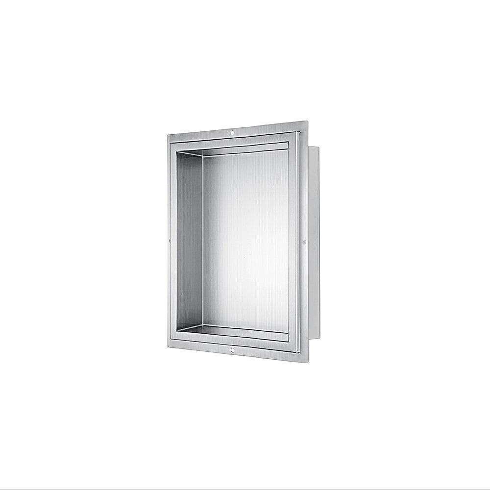 Stainless steel shower niche 14" H x 9" W inside dimensions