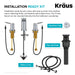 KRAUS Indy Widespread Bathroom Faucet in Chrome-DirectSinks