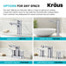 KRAUS Indy Widespread Bathroom Faucet in Chrome-DirectSinks