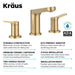 KRAUS Indy Widespread Bathroom Faucet in Spot-Free Brushed Brass-DirectSinks