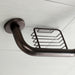 Meridian 10" x 12" Angled Grab Bar with Soap Dish in Oil Rubbed Bronze-DirectSinks
