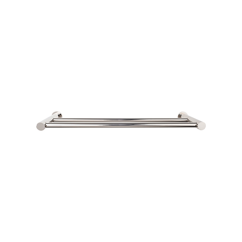 Top Knobs Hopewell Double Towel Bar in Polished Nickel — DirectSinks