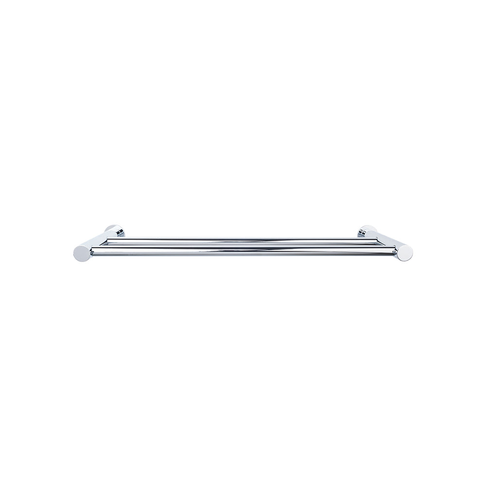 Top Knobs Hopewell Double Towel Bar in Polished Chrome-DirectSinks