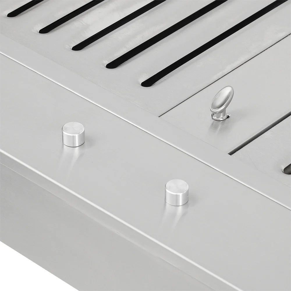 36" Box-Style Hammered Copper Range Hood with 1250CFM Blower-DirectSinks