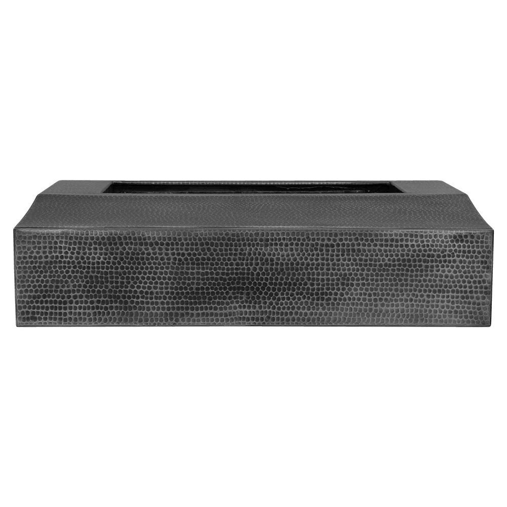 30" Hammered Zinc Under Cabinet Range Hood with 390 CFM Blower-DirectSinks