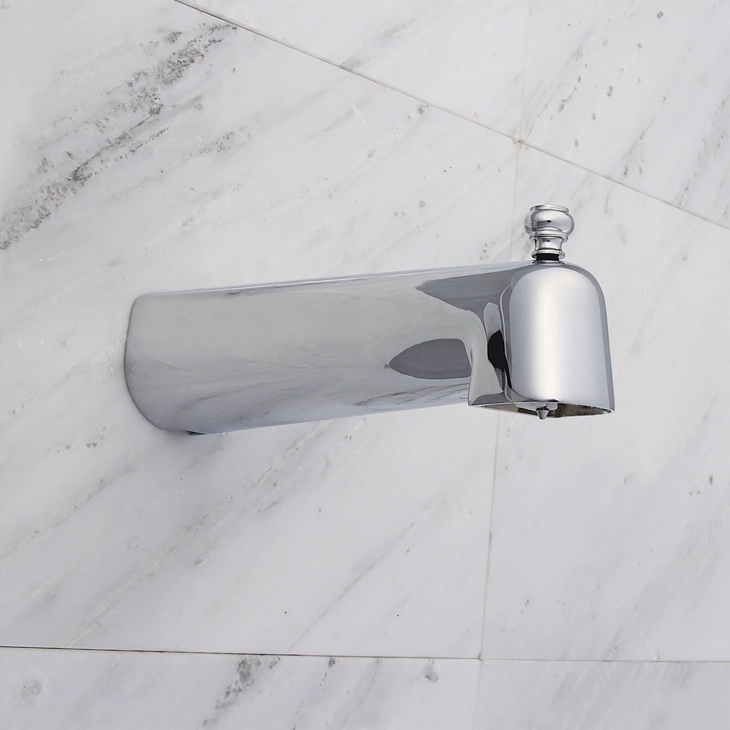 Kingston Brass 10" Brass Tub Spout with Diverter in Chrome