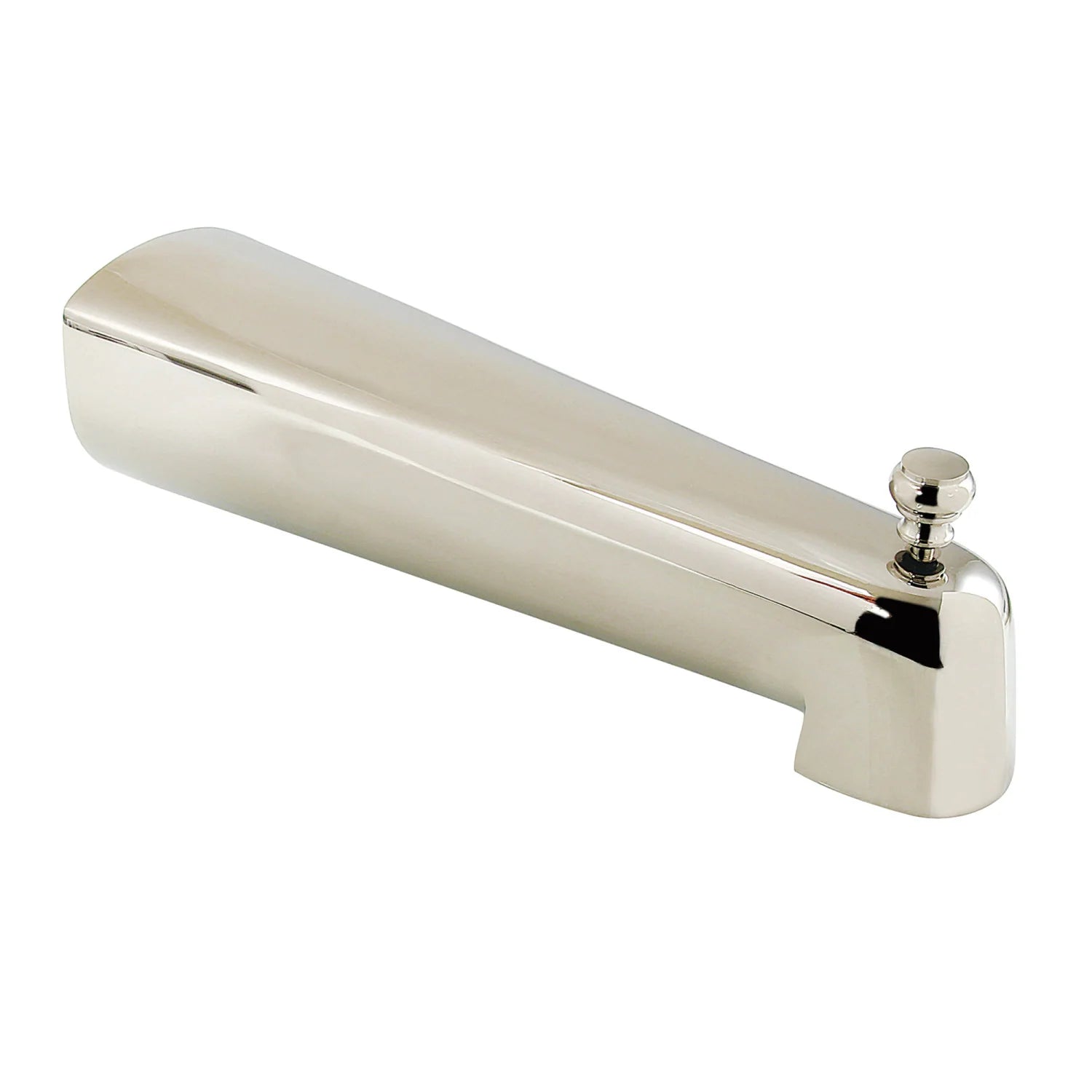 Kingston Brass 10" Brass Tub Spout with Diverter in Polished Nickel