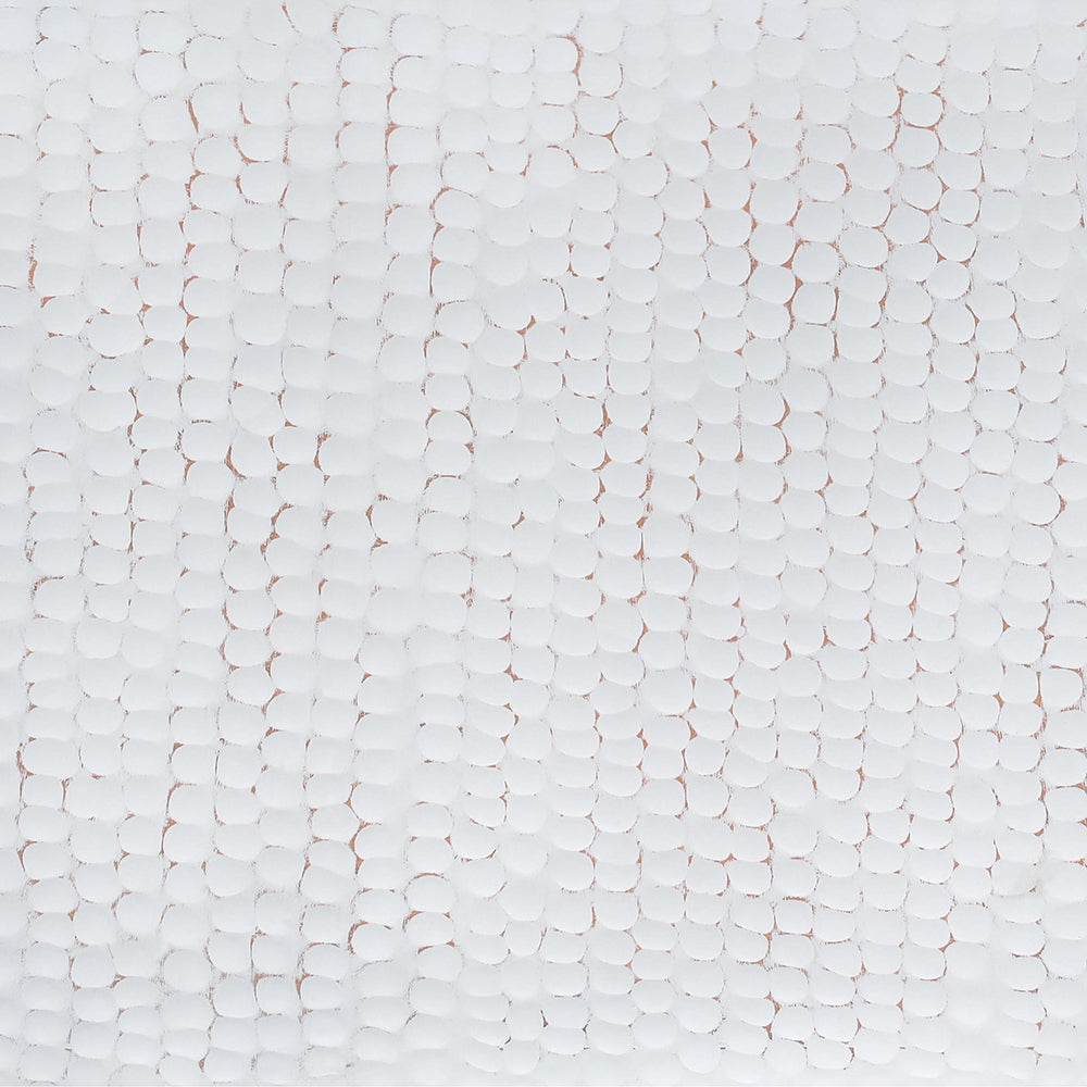 36" White Glaze Hand Hammered Rectangle Copper Mirror-DirectSinks