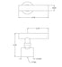 Replacement Manhattan Faucet Handle for FSCH8928CML, Brass Lever Handle, D Type-DirectSinks