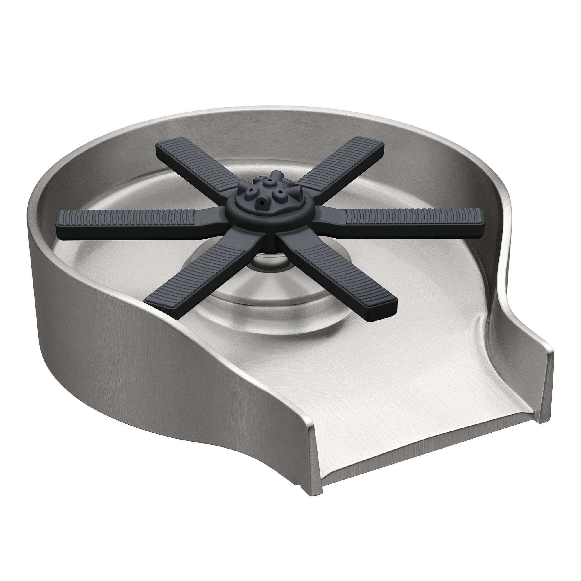 KRAUS Glass Rinser in Spot-Free Stainless-DirectSinks