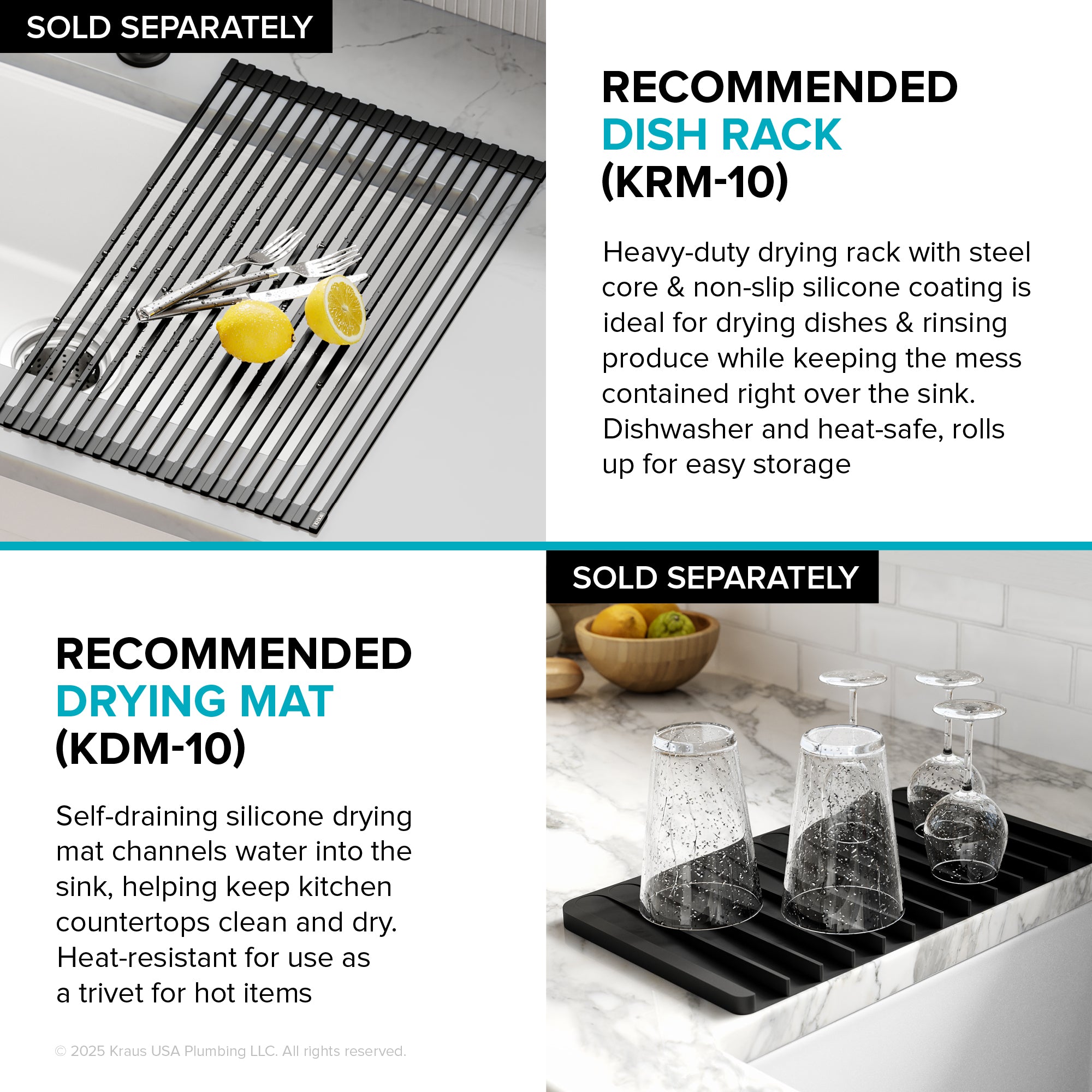 KRAUS Quarza 31” Granite Undermount Single Bowl White Kitchen Sink