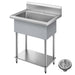 KRAUS Standart Pro 32” 18-Gauge Stainless Steel Single Bowl Commercial Style Laundry Utility Sink-DirectSinks