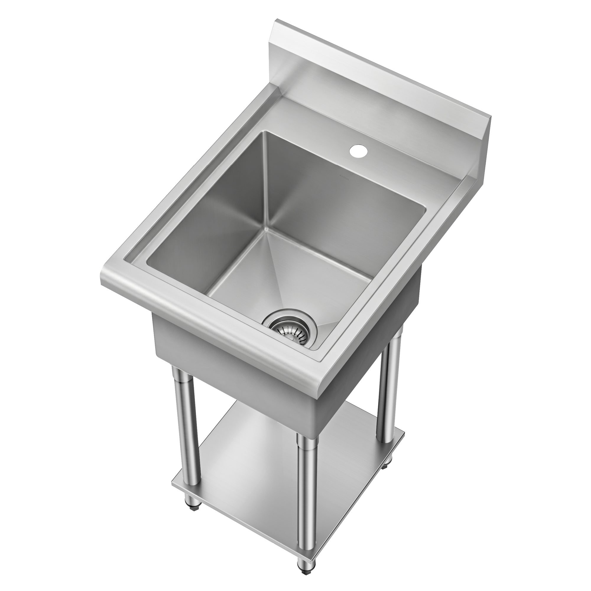KRAUS Standart Pro 19” Wide Stainless Steel Laundry Utility Sink